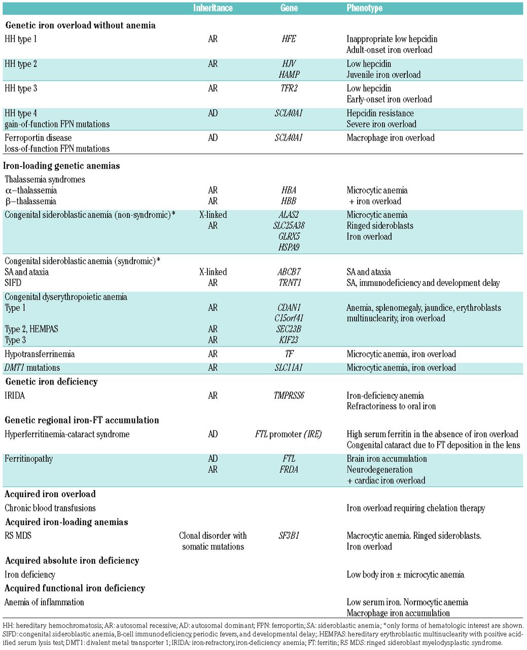 Iron Metabolism And Iron Disorders Revisited In The Hepcidin Era Haematologica