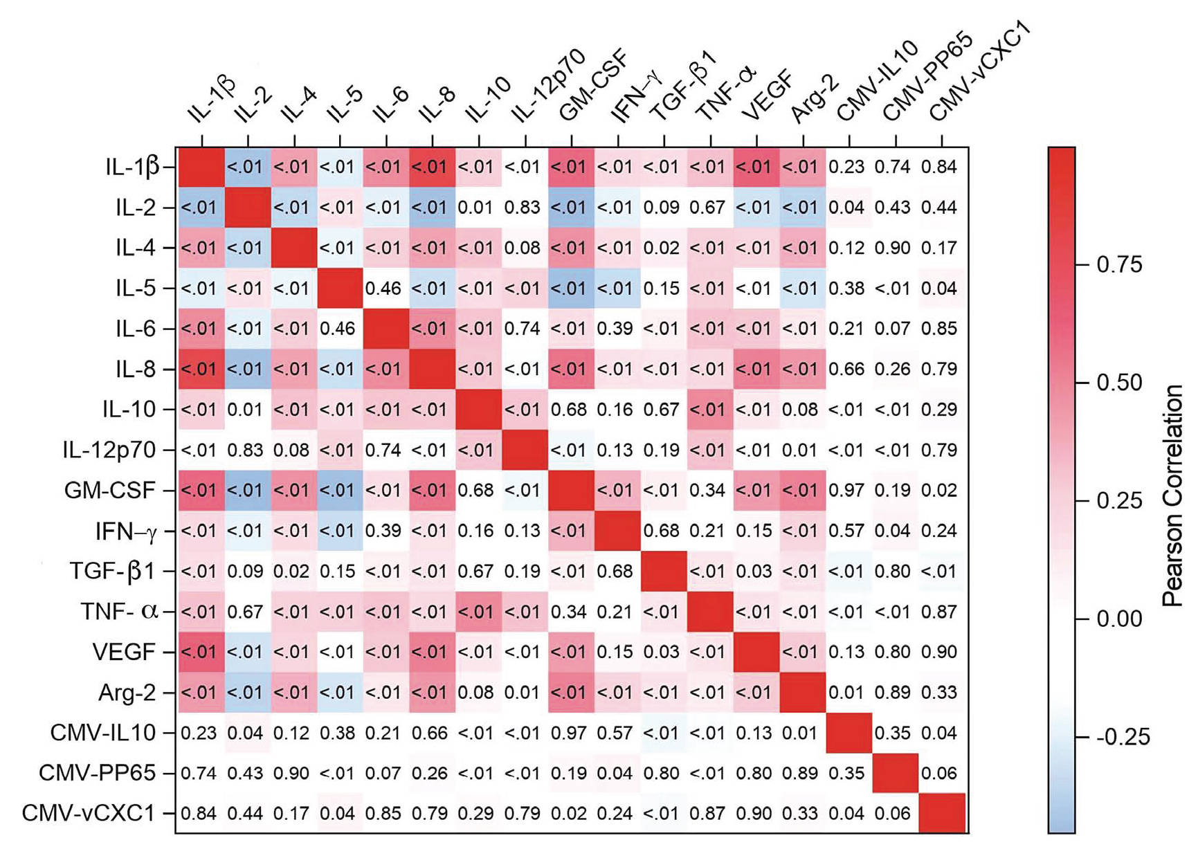 Cytomegalovirus proteins, maternal pregnancy cytokines, and their ...